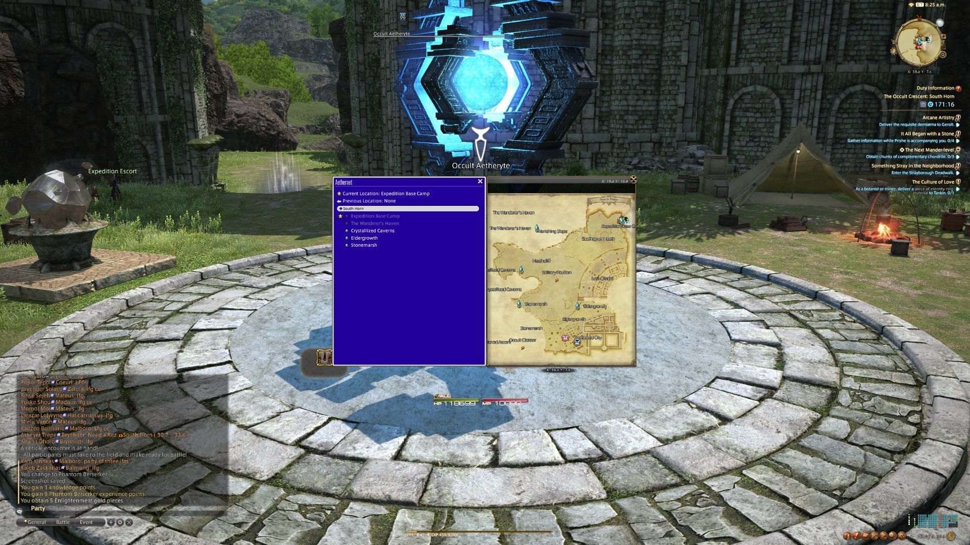 Even at Phantom Job level 1, if you're brave enough, you can get plenty of Aethernet travel points early (Image via Square Enix)